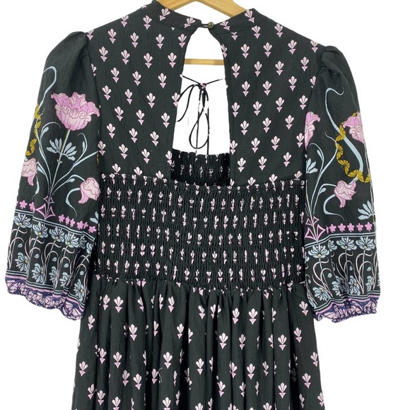 NEW Anthropologie Dasha Floral Midi Dress sz M - Picture 14 of 14